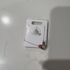 Minnie Mouse necklace letter D from Disneyland